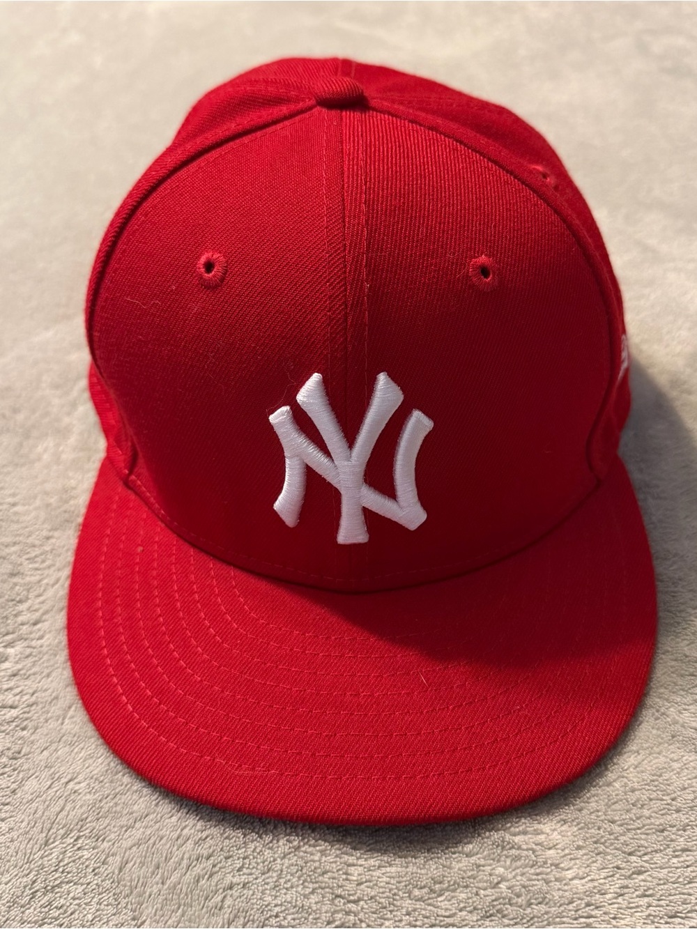 MLB - New York Yankees 59FIFTY New Era Fitted Cap - Red Size 7 5/8